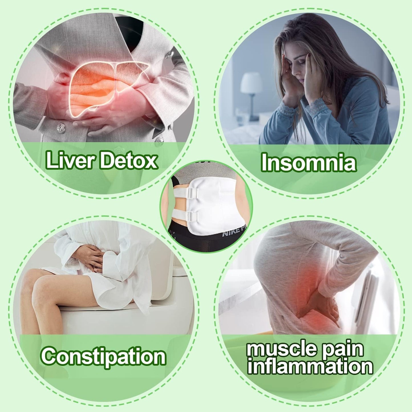 Reusable Sleep Belt For Conditioning Fits All Sizes - Pink