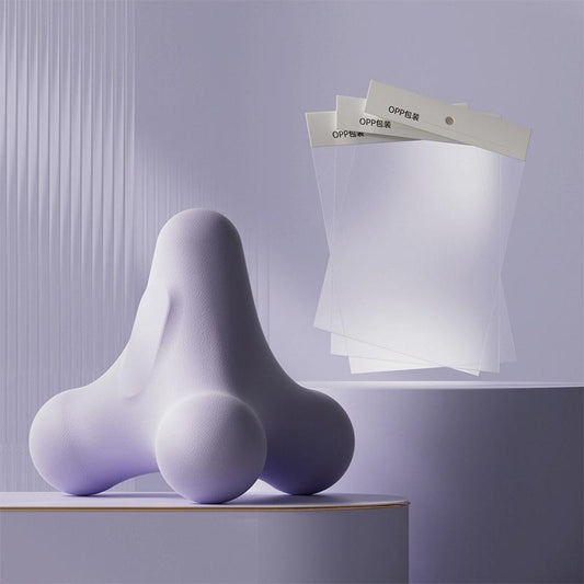 4-Corner Fascia Massage Ball For Neck & Shoulder Relief Yoga & Fitness - Purple