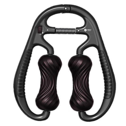 Mike Spiral Line Foam Roller For Muscle Relaxation - Elegant Black