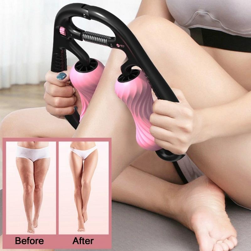 Mike Spiral Line Foam Roller For Muscle Relaxation - Elegant Black