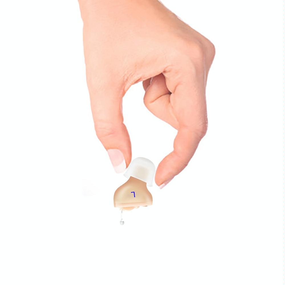 Digital Noise Canceling Hearing Aid Left Ear - Right Ear Black