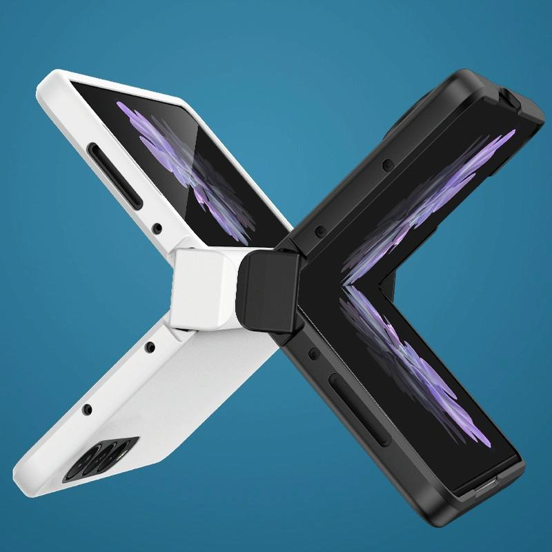 For Samsung Galaxy Z Fold4 5G Foldable Skin Feel Case - Black