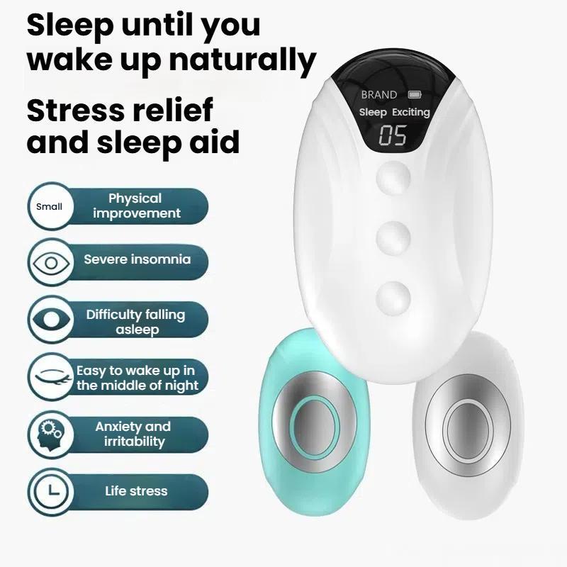 Portable Sleep Massager For Insomnia & Anxiety Relief - Black