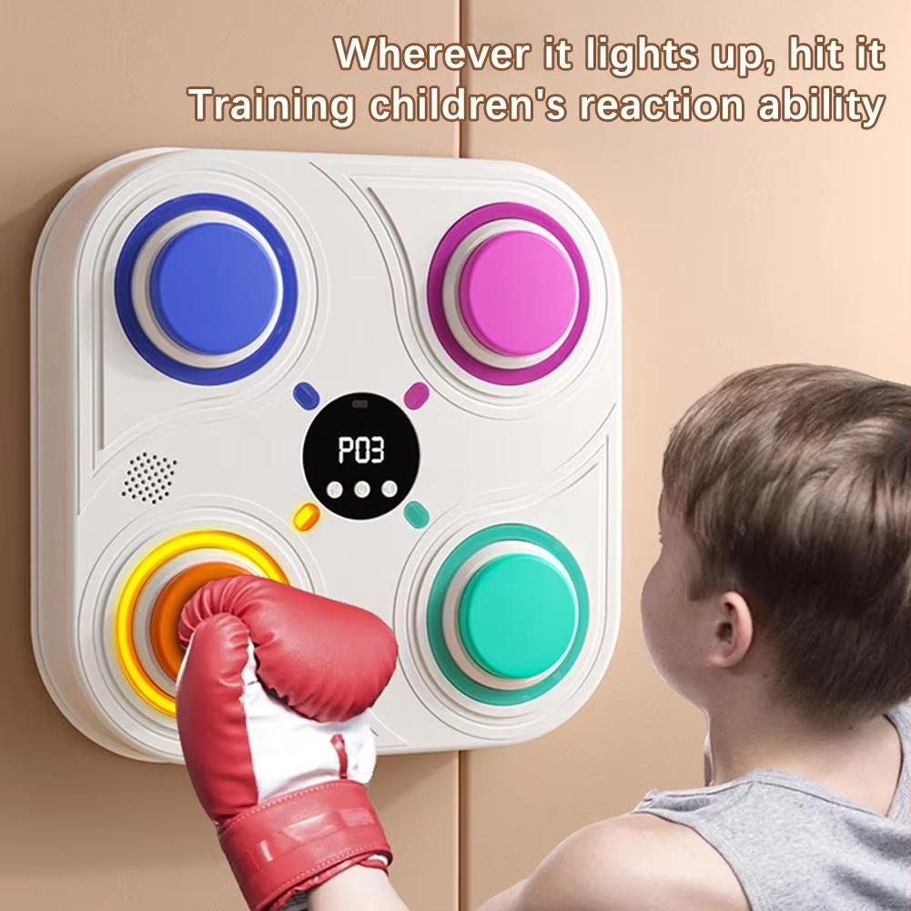 Bluetooth Music Display Boxing Target Toy For Children - Digital & Smart - Blue
