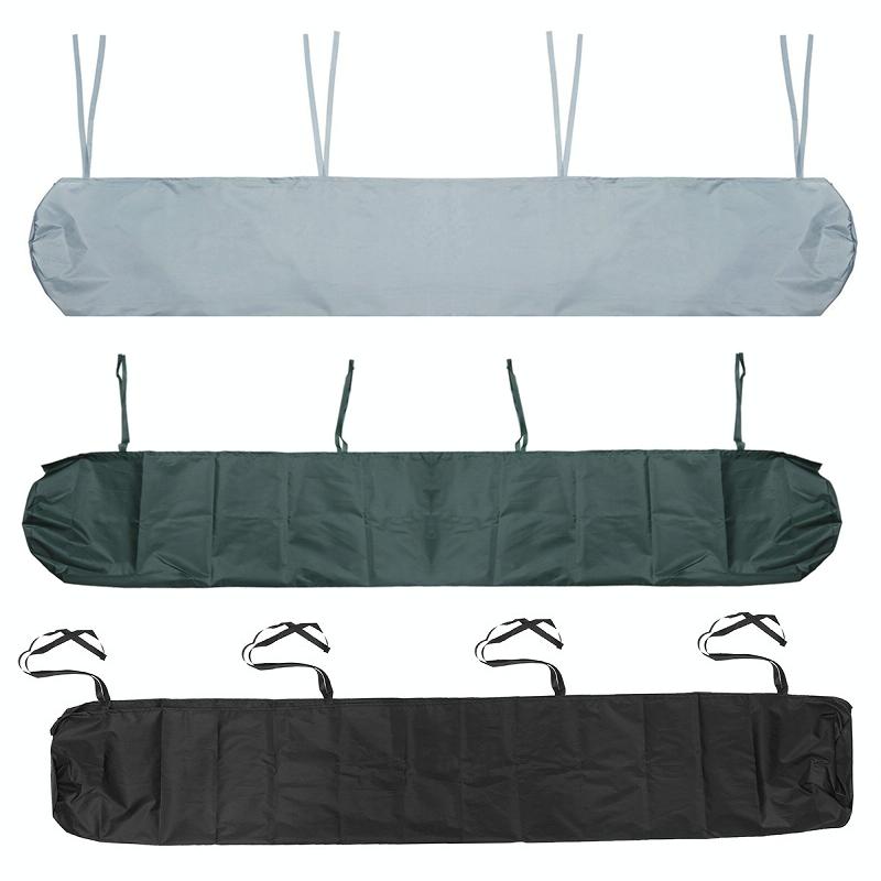 2m Waterproof Retractable Canopy Awning Cover for Outdoor Patio - Dustproof Protection - Grey