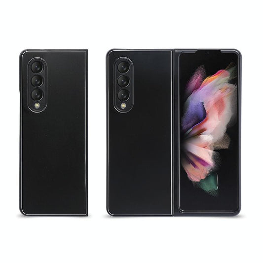 For Samsung Galaxy Z Fold4 5G Aluminum Foldable Phone Case - Black
