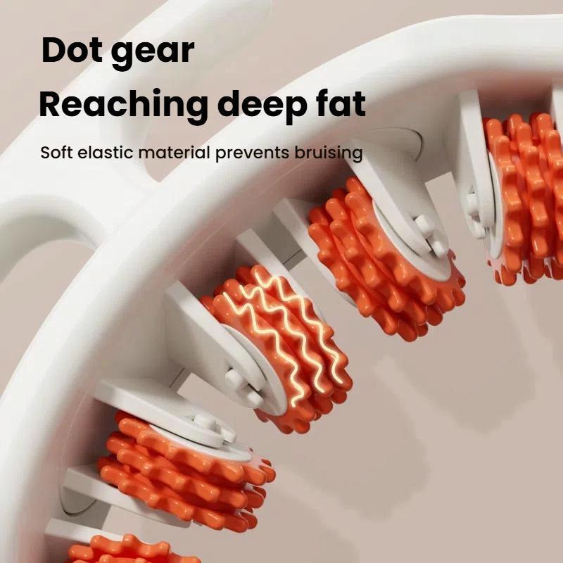 Kedu Slimming Leg Roller Inner Thigh & Calf Massager - Cherry Pink