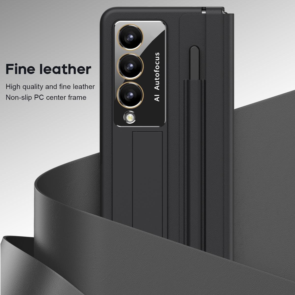 For Samsung Galaxy Z Fold4 5G Full Coverage Pc Case With Pen - White