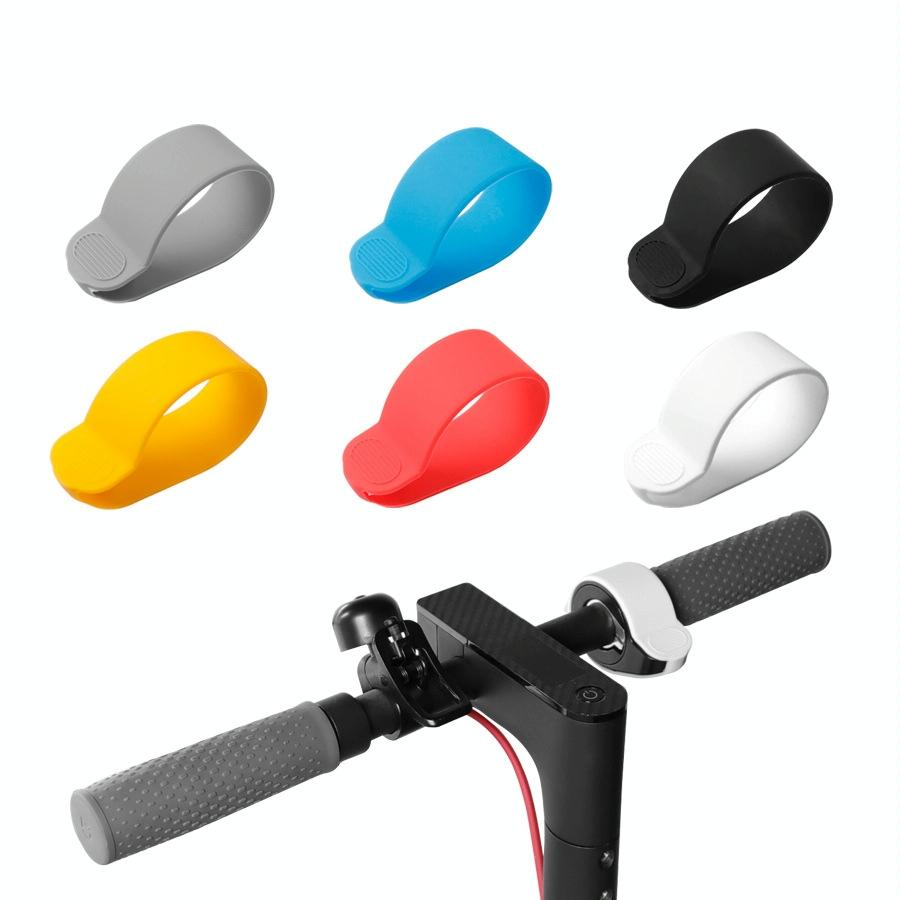 2pcs Silicone Scooter Accelerator Dial Cover for Xiaomi M365 / 1s / Pro / Max G30 / Es2 - White