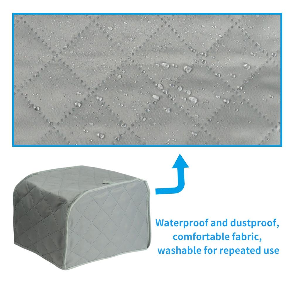 Large Home Bread Maker Dust Cover - Polyester - Gray