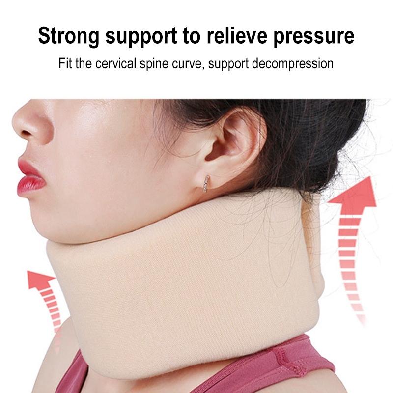 Adjustable Breathable Neck Brace Size M Flesh For Men & Women