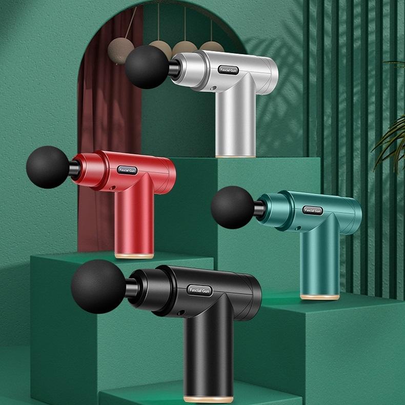 Fascia Mini Electric Muscle Portable Fitness Muscle Relaxing Massager / Massage Gun - Space Gray