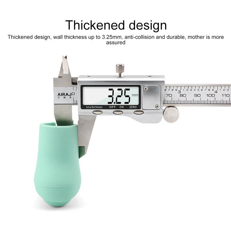 Childproof Silicone Door Handle Protector - Anti-collision Guard - Coffee