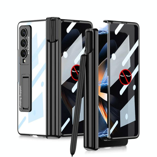 For Samsung Galaxy Z Fold4 5G Magnetic Privacy Case - Foldable - Black