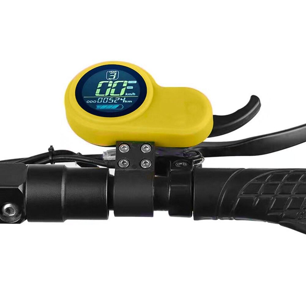 Silicone Instrument Cover for Kugoo M4 Pro Electric Scooter - Yellow