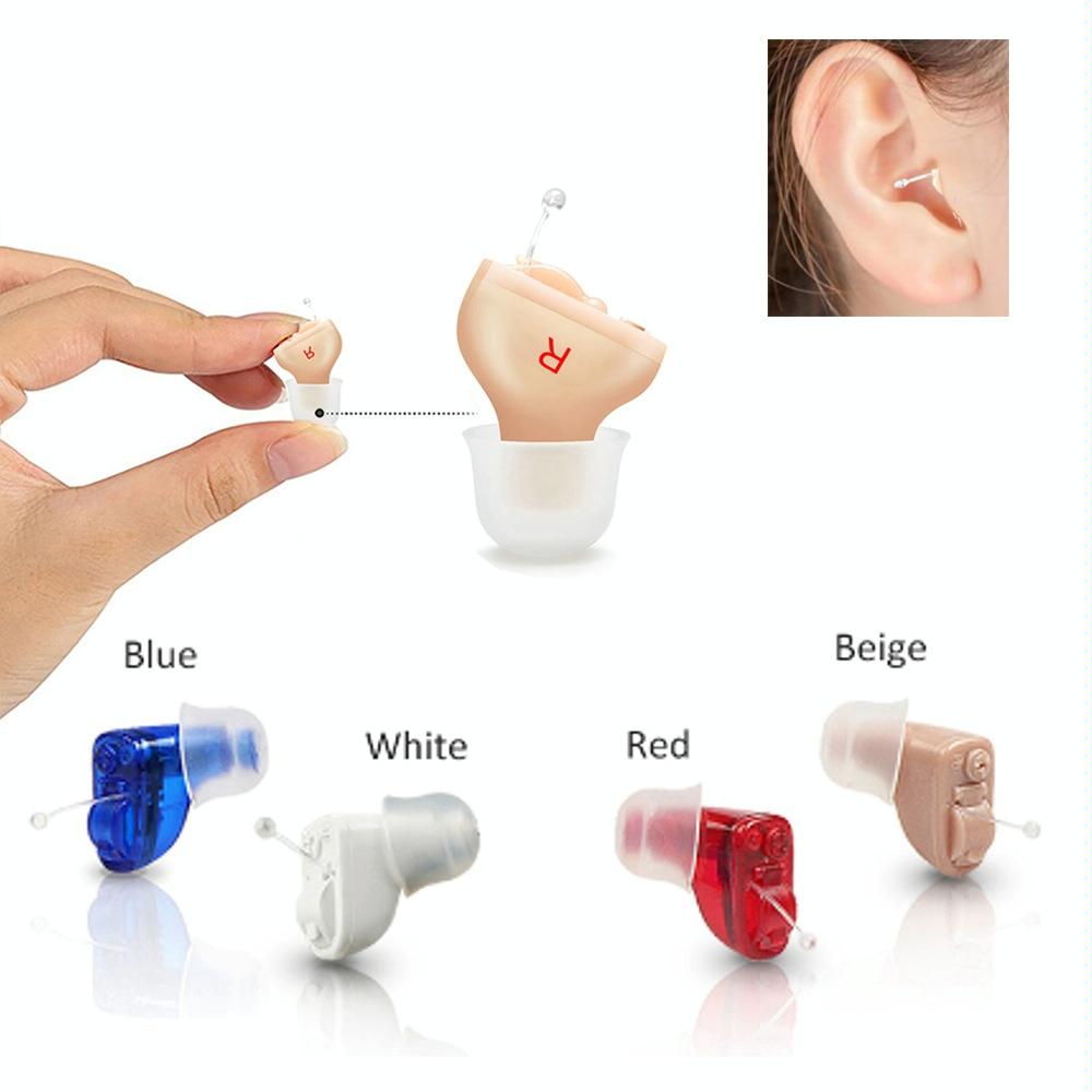 Digital Noise Canceling Hearing Aid Left Ear - Left Ear Blue