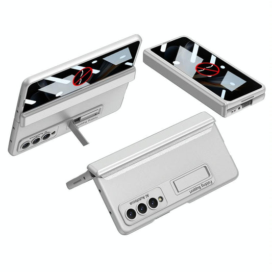 For Samsung Galaxy Z Fold4 5G Magnetic Fold Case - Full Coverage - Silver