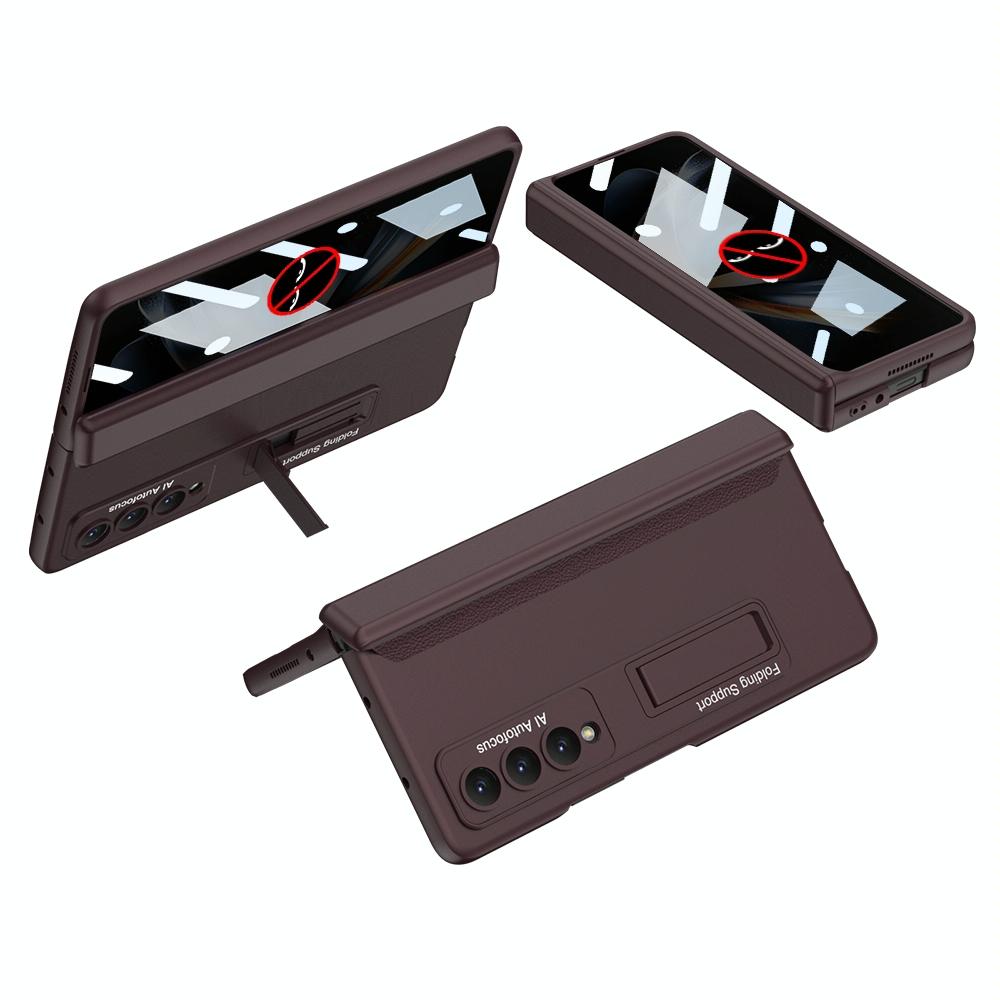 For Samsung Galaxy Z Fold4 5G Magnetic Fold Case - Full Coverage - Silver