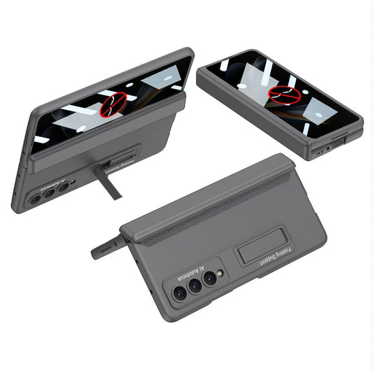 For Samsung Galaxy Z Fold4 5G Magnetic Fold Case - Full Coverage - Gray