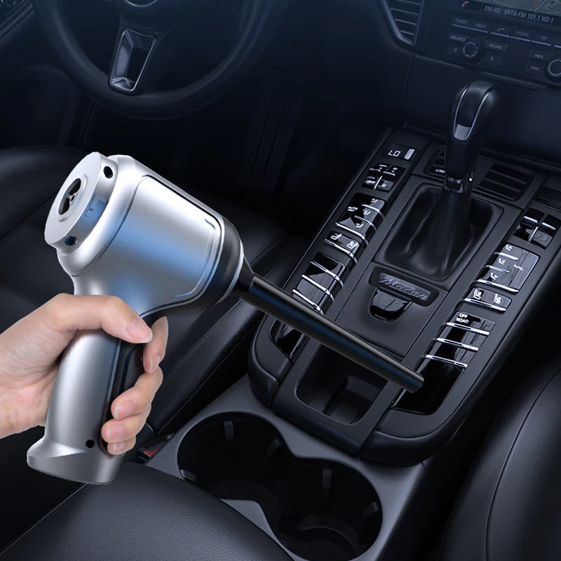 Vibe Geeks Brushless Strong Suction Wireless Car Vacuum Cleaner- Usb Charging