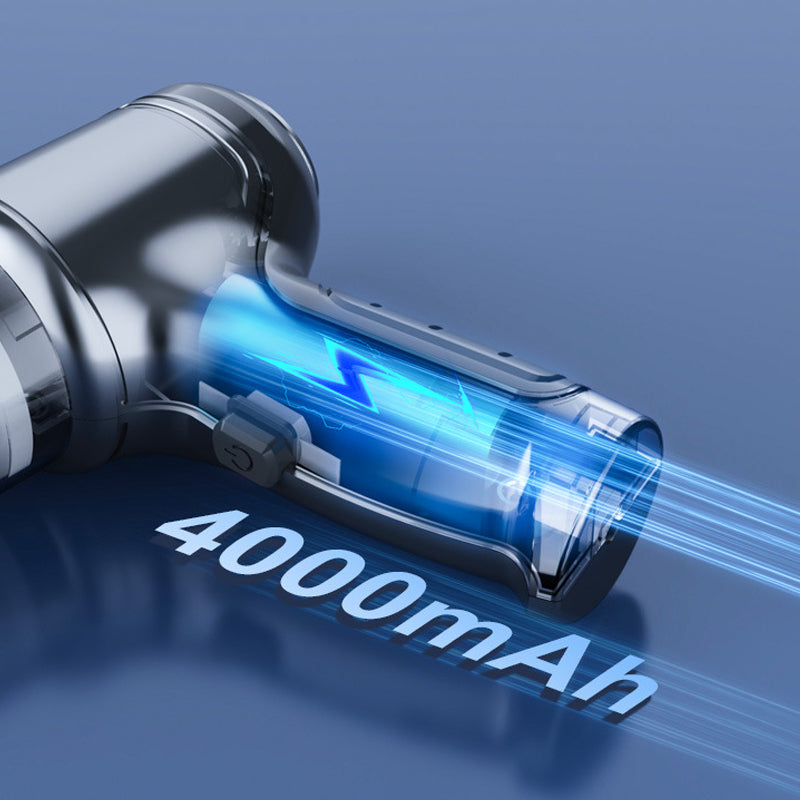 Vibe Geeks Brushless Strong Suction Wireless Car Vacuum Cleaner- Usb Charging