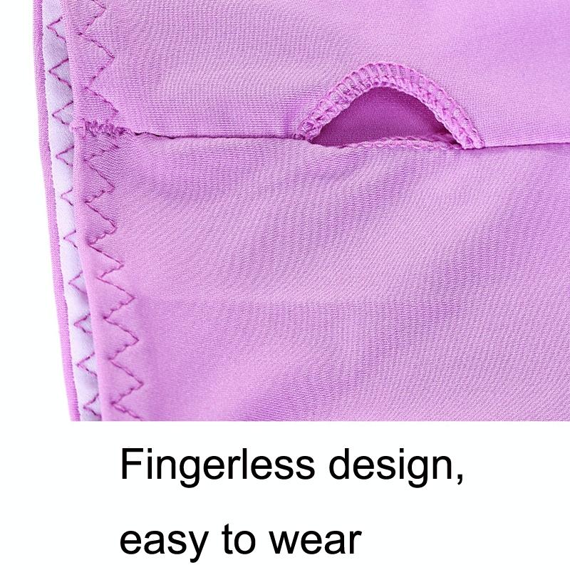 Sun Protection Golf Shawl Sleeves for Outdoor Sports and Cycling - Light Purple