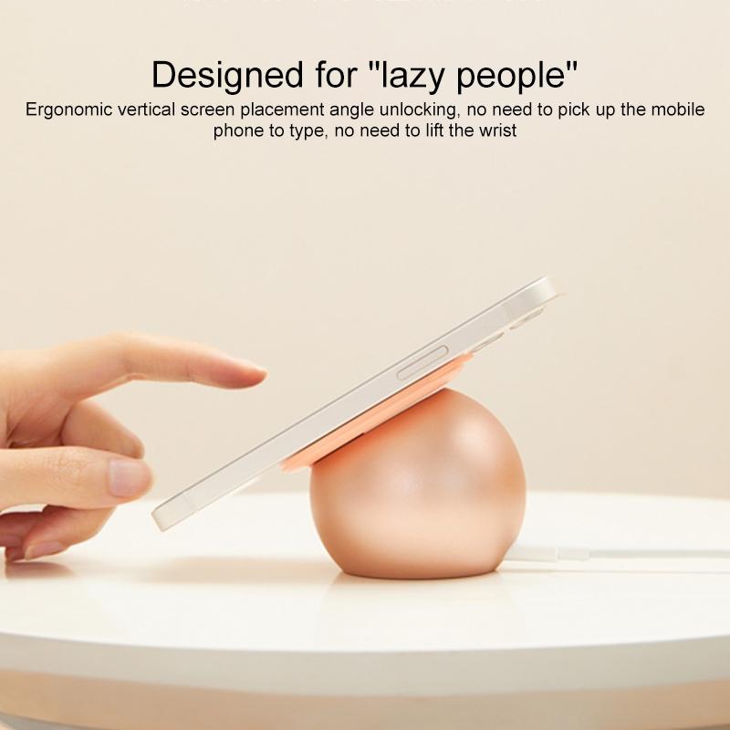 Adorable Magnetic Cat Wireless Charger Stand - Grey