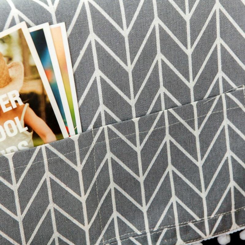 Universal Cotton Linen Microwave Dust Cover - Blue And White Porcelain