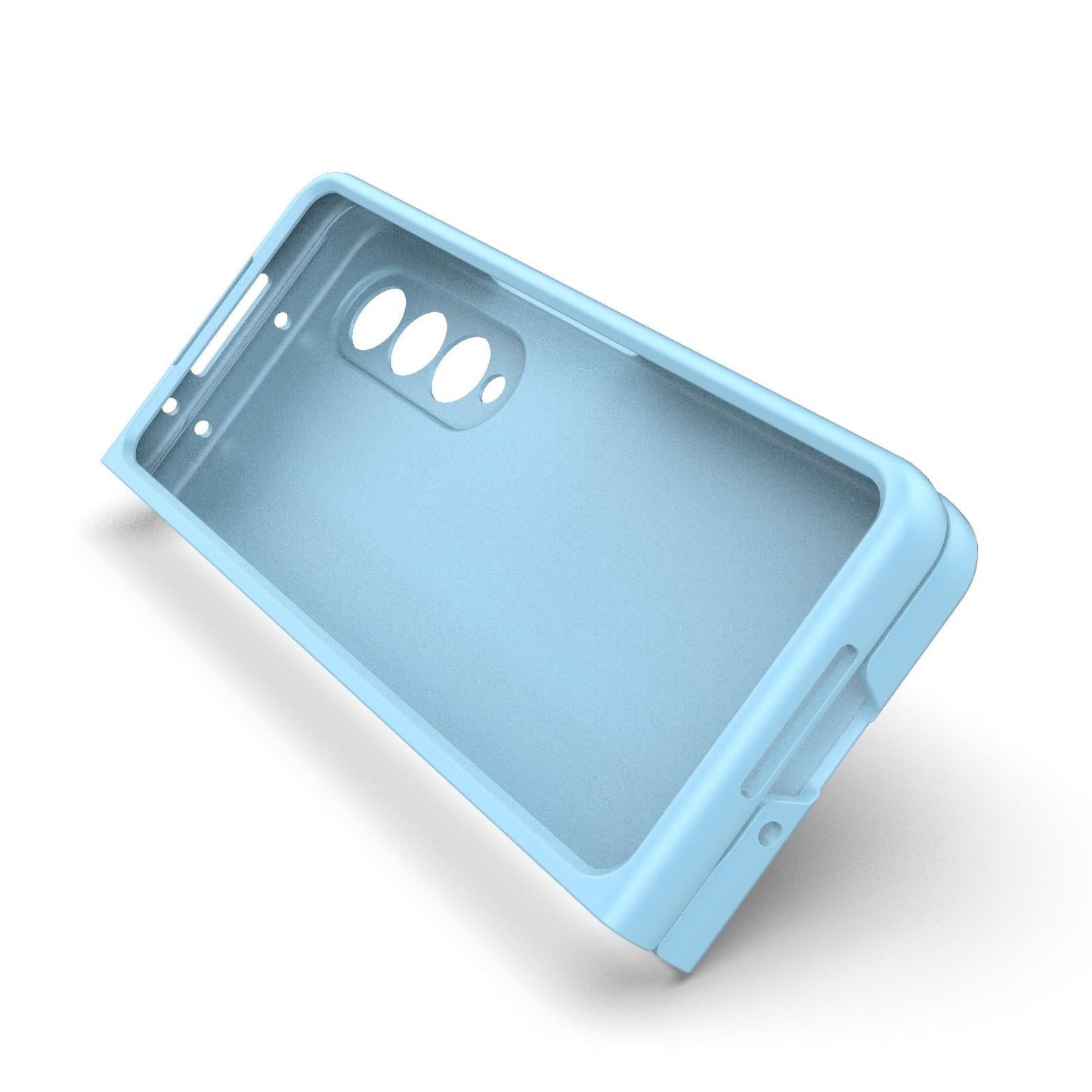 For Samsung Galaxy Z Fold4 5G Foldable Shockproof Phone Case with Magic Shield - Slim Design - Wine Red