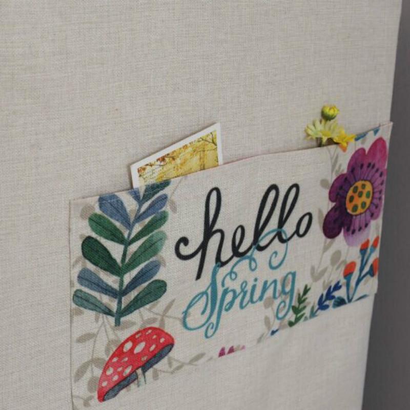 Cartoon Cotton Linen Drum Roller Washing Machine Dust Cover - 83x60x60cm Size - Bike