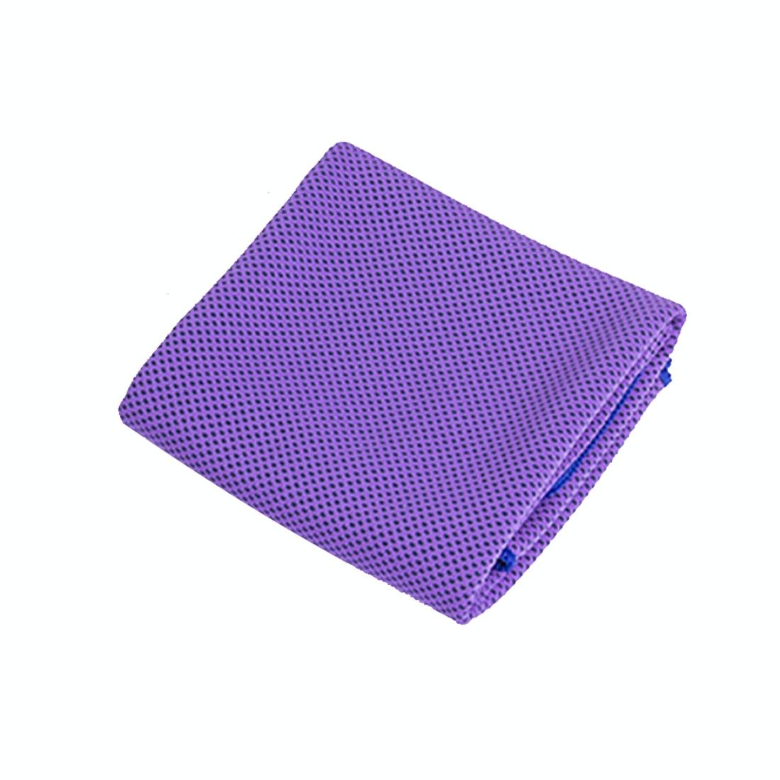 2-pack Enduring Ice Towels - Microfiber Fabric 30*100cm - Ideal for Gym and Sports - Purple