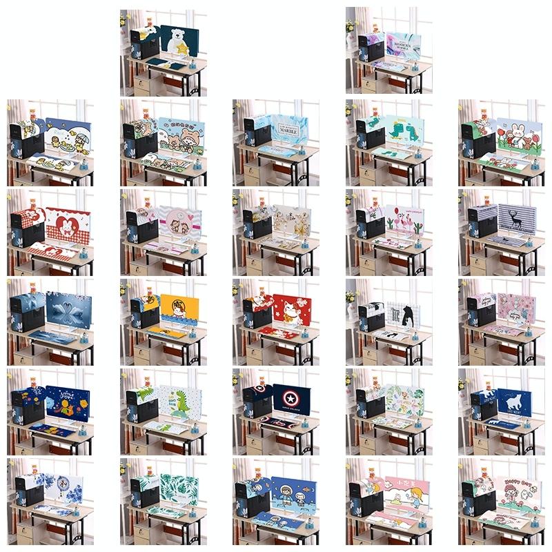 22 Desktop Computer Lcd Monitor Dust-proof Cover - Cloth Material - Little Yellow Duck