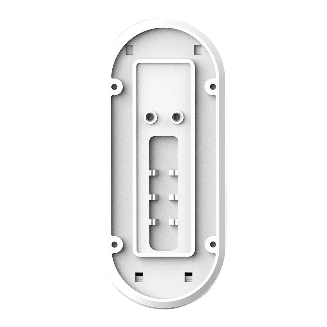 Smart Wifi Video Doorbell With Night Vision & Remote Monitoring - White