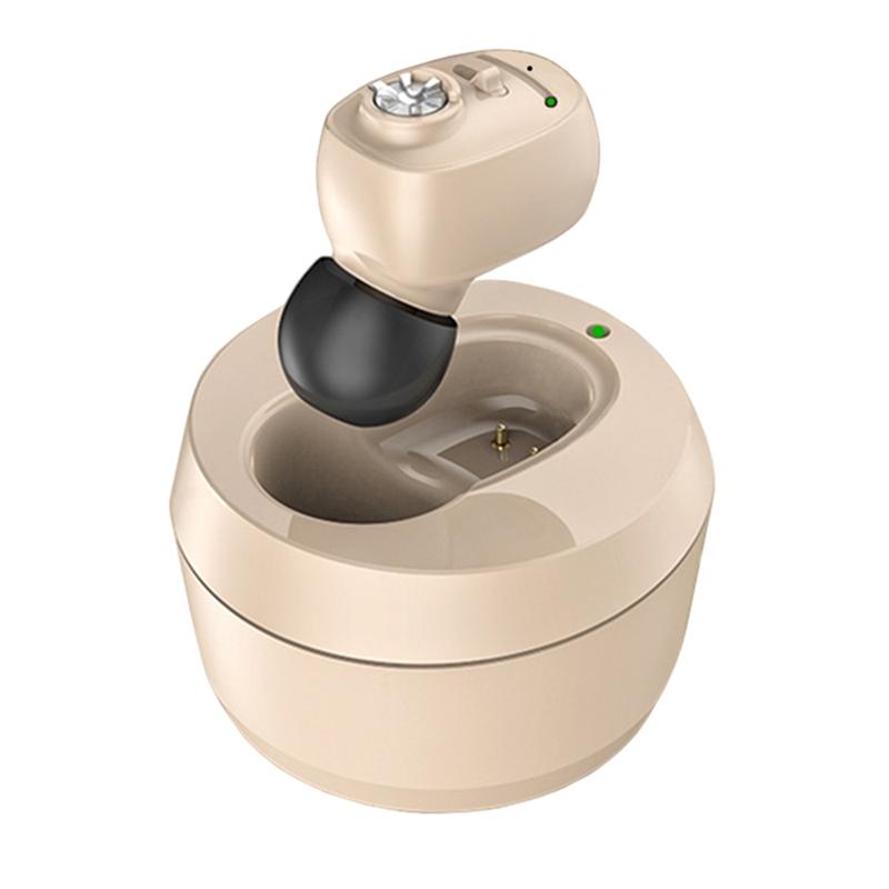 Dc3.7V In Ear Bluetooth Hearing Aid Sound Amplifier - White