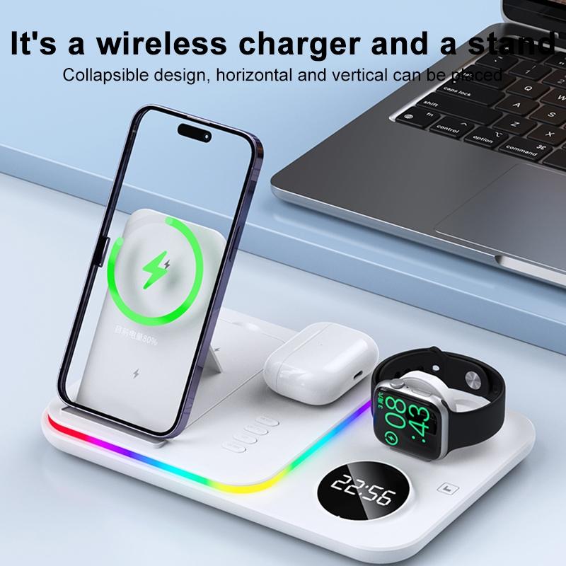 30W Wireless Charger Multifunctional - White