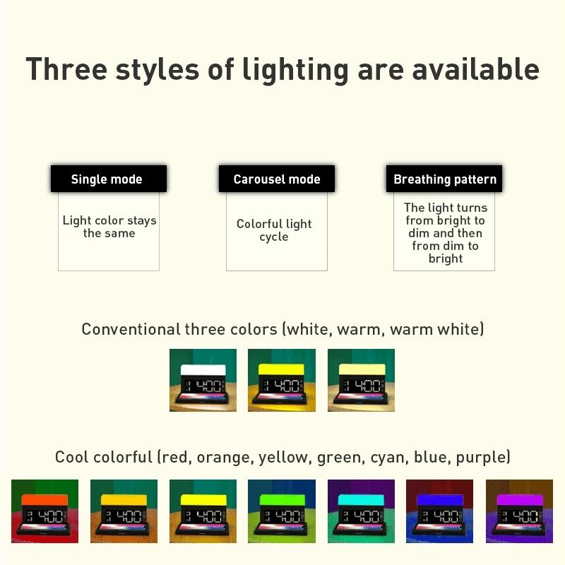 6 In 1 Wireless Charger N65 Multifunction - White