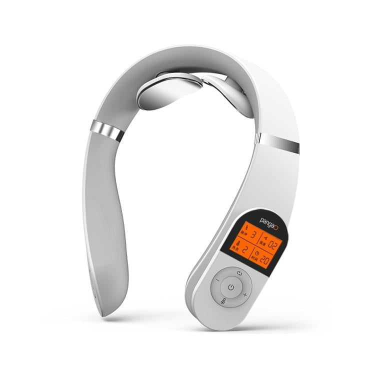 Pangao Smart Neck Massager Pulse Physiotherapy Device - White
