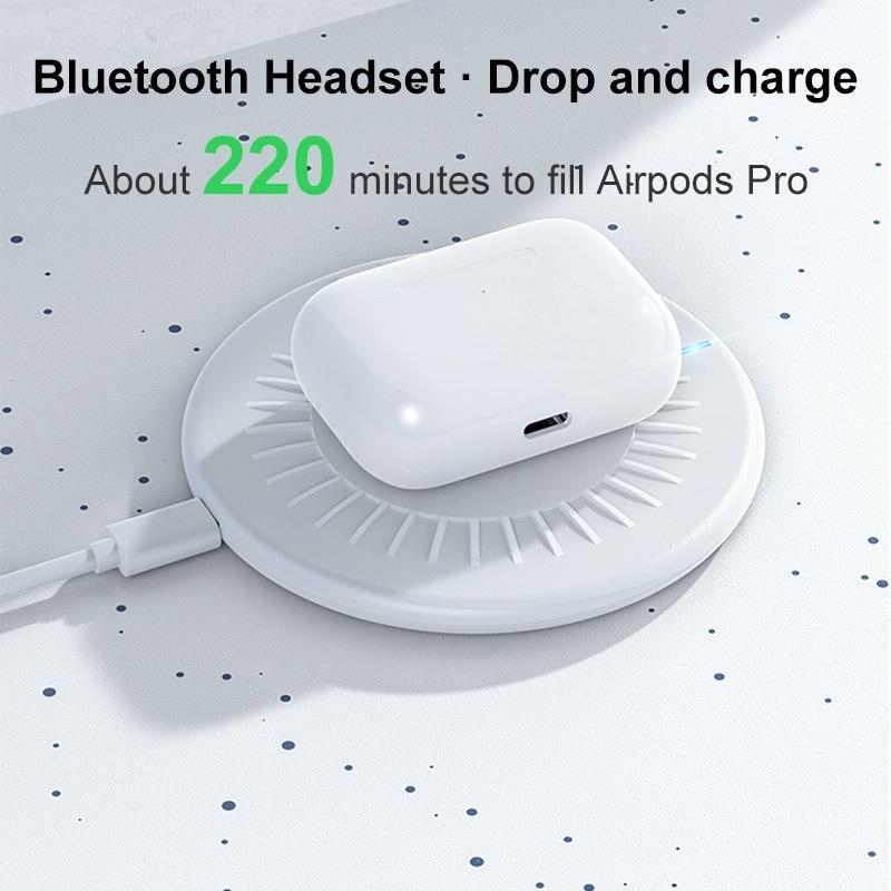 15W Round Wireless Fast Charger 964 Shape - White