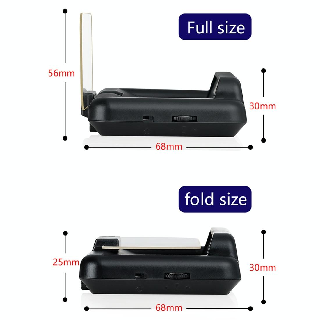 Virtual Hd Reflection Board Car Gps Hud Speed & Distance Display Over / Under Speed & Voltage Alarm Fatigue Driving - Blue