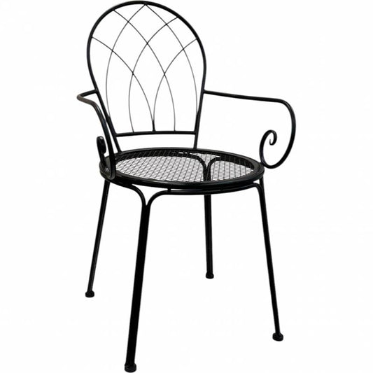 Set 2 Outdoor Modern Chair w Arms 90cm