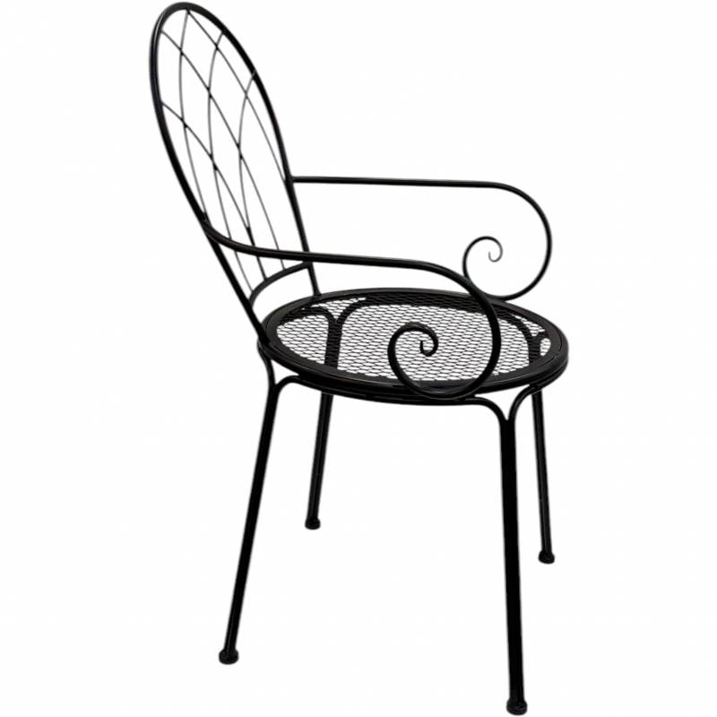 Set 2 Outdoor Modern Chair w Arms 90cm