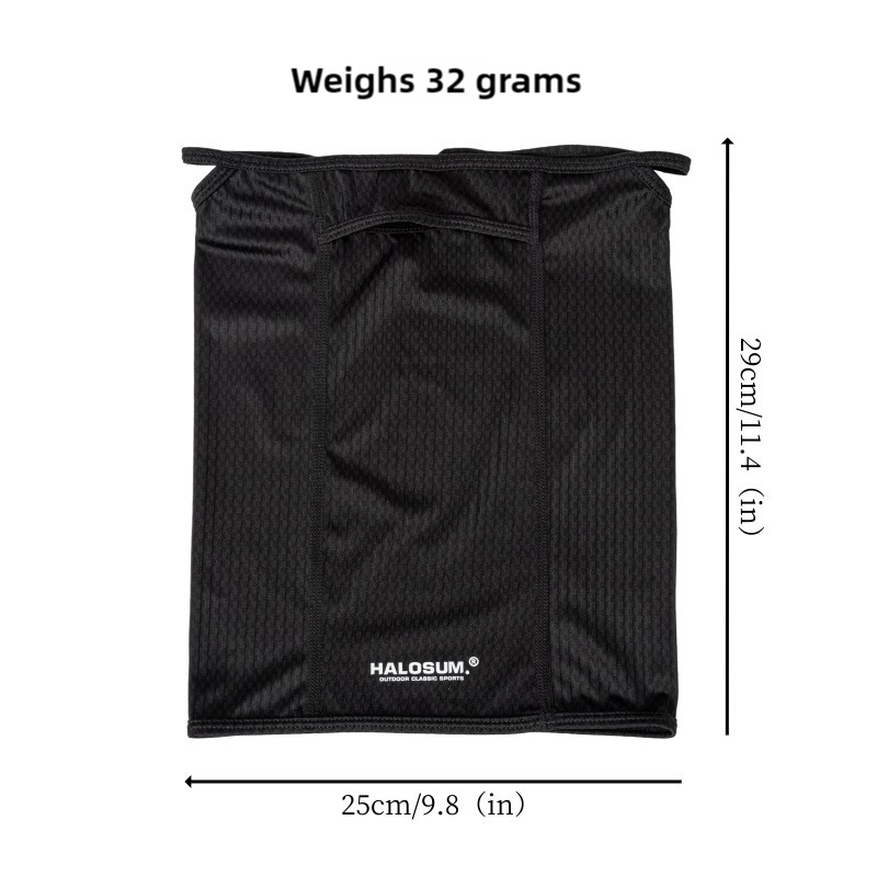 2 Pcs White UV Protection Breathable Cycling Face Mask with Ear Hooks - Summer Ice Silk Neck Gaiter for Men and Women