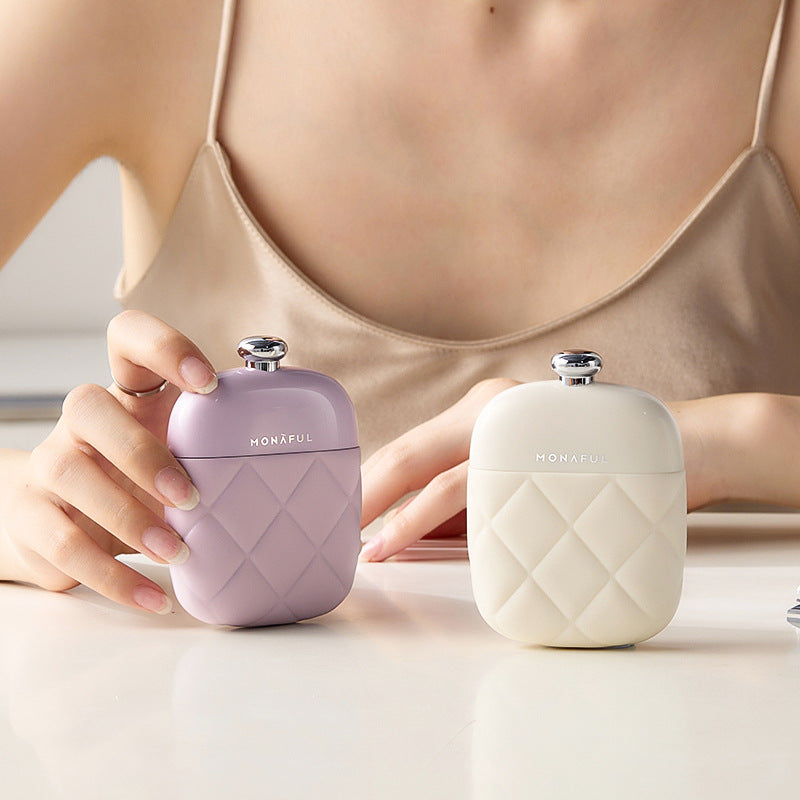 2 Pcs Apricot Portable Nail Care Kit - Compact Manicure Set with Nail Clippers, Tweezers, and Nail File - Stylish Storage Case