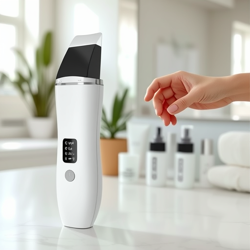Green Ultrasonic Skin Scrubber - Deep Pore Cleansing Facial Exfoliator with USB Type-C Charging