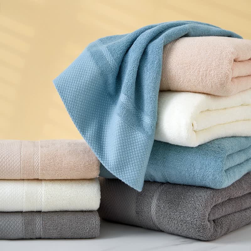 Grey Soft and Absorbent Towel Set -Wrap Towel and Bath Towel Set for Ultimate Comfort Bath towel 140*70cm, face towel 75*35cm