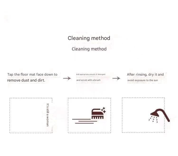 Ink Flower Diatomaceous Earth Bathroom Mat - Vintage Design, Fast-Dry Anti-Slip 40*60cm