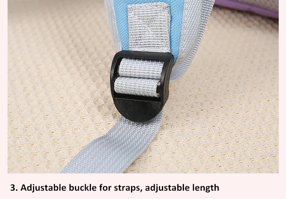 Blue And Purple Portable Pet Carrier Backpack - Spacious, Breathable, and Travel-Friendly for Cats and Small Dogs