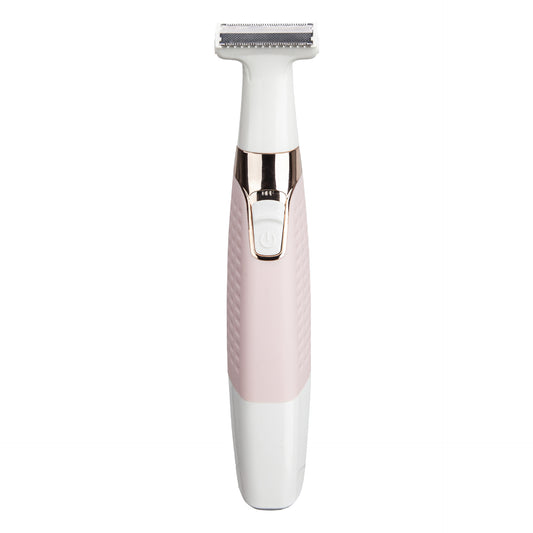 Pink Electric Shaver for Women - USB Rechargeable, Painless Hair Removal