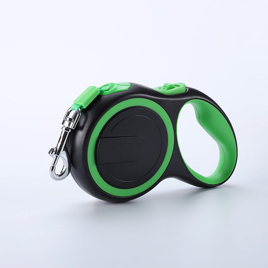 Dark Green 5M Pet Leash Retractable - Tangle-Free, Extendable Pet Leash for Walking