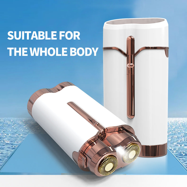 Mini Facial & Body Hair Remover - Rechargeable Lady Shaver Rose Gold